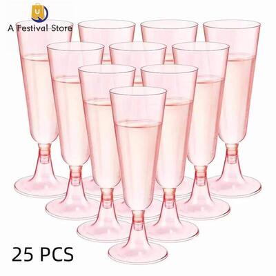 Champagne Glasses Disposable Cocktail Glasses Plastic Glasse