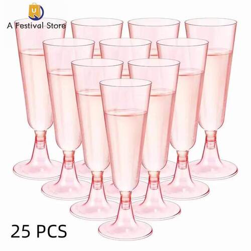 Champagne Glasses Disposable Cocktail Glasses Plastic Glasse