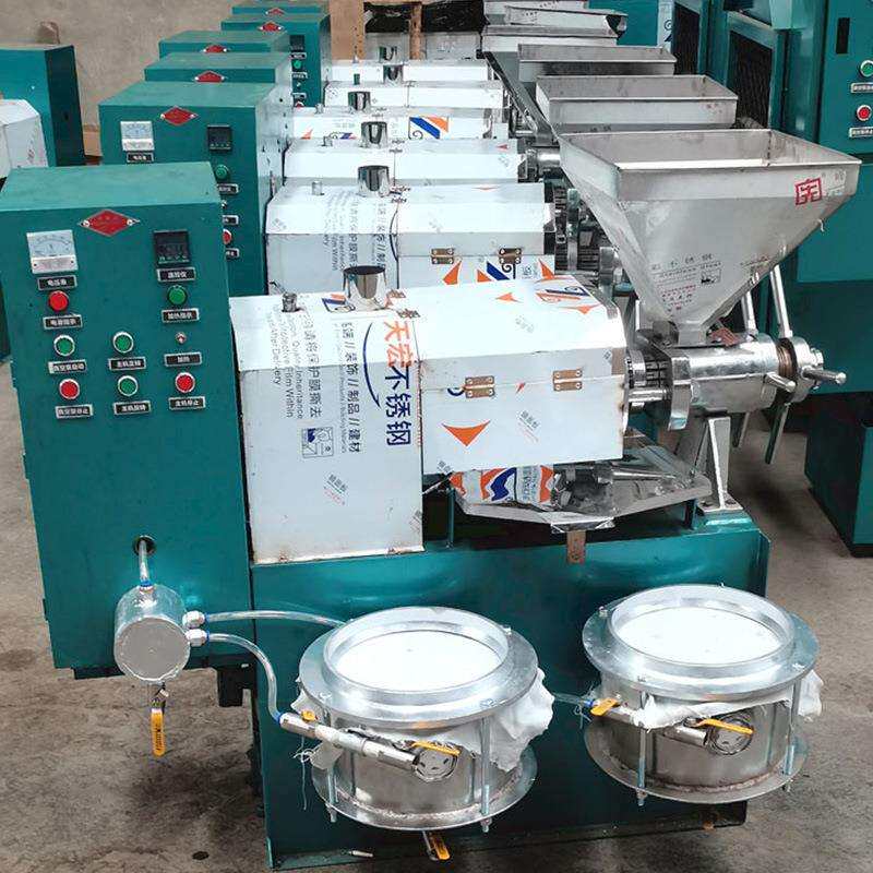 能小型自榨油机家用全CEN动菜籽榨市油机集贸场多功螺旋榨油机