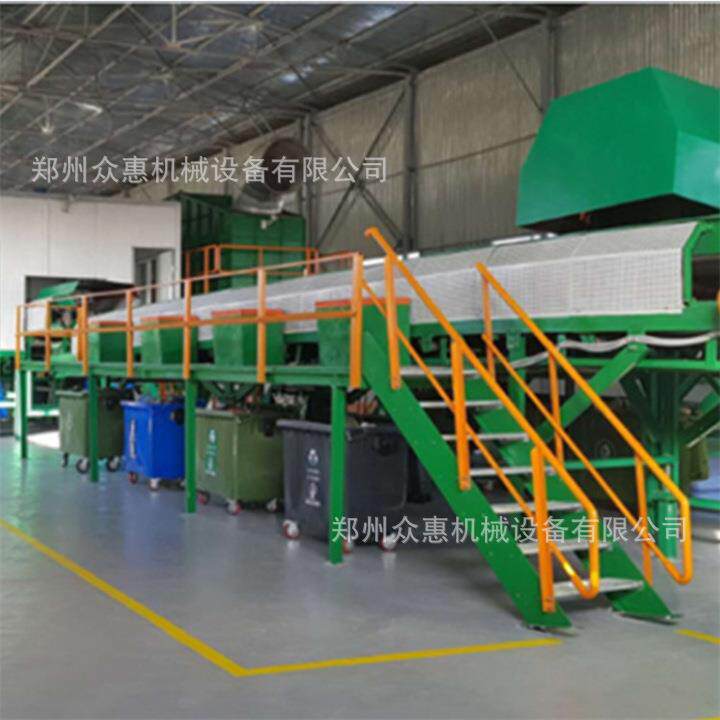 众惠建筑垃圾分拣处理设备装修垃圾处理设备建筑钢筋分选生产线