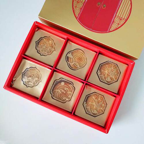 新款直销2026新款50g80g100克月饼包装袋 磨砂蛋黄酥广式月饼机封