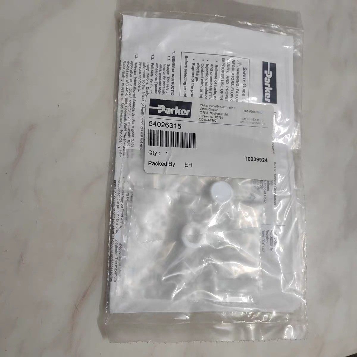 Parker派克54026315密封件PAA07000011