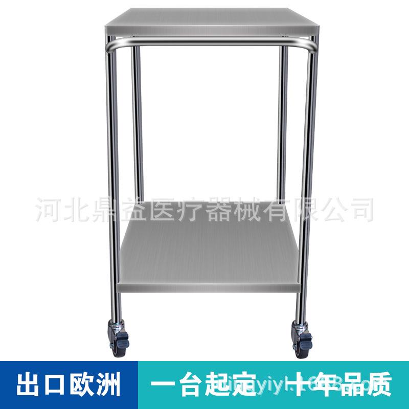 验室不锈钢201#70*5推车双层备推车器械设实车拉货平板车二手层搬