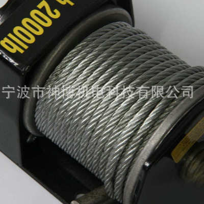 厂家直销便携式电动绞盘 电动绞盘 winch2000LB 小型电动绞盘