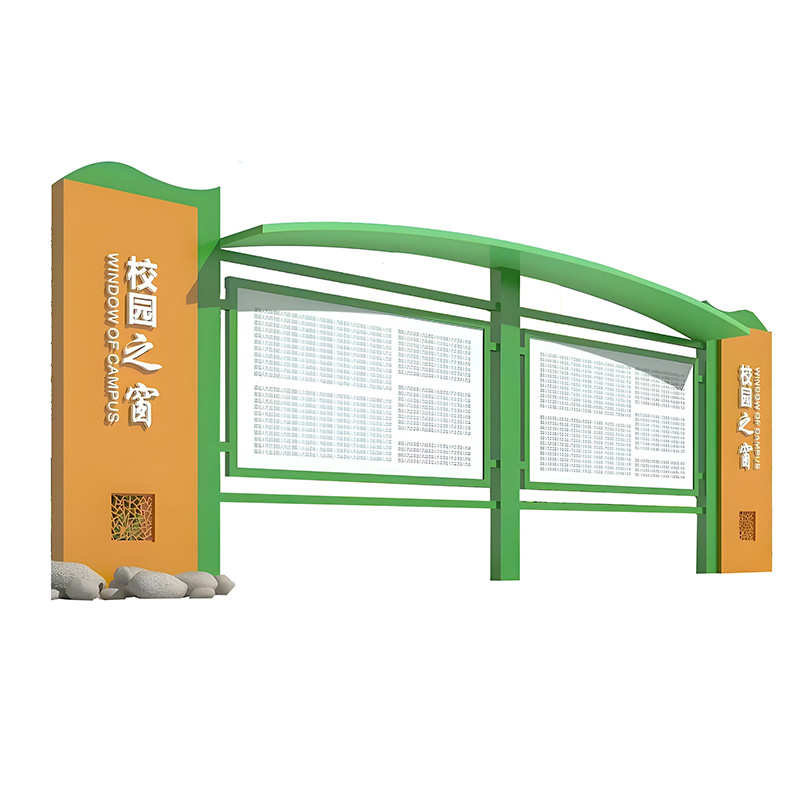 社区户外公示栏街道不锈钢校园公示栏厂家景区村务宣传栏广告牌