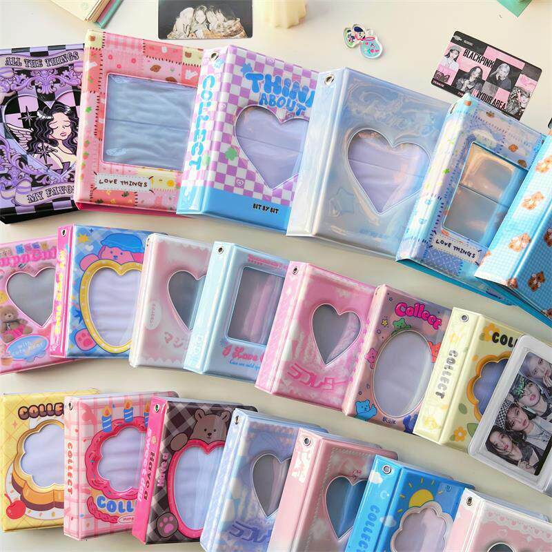 Cartoon Bear Photo Album 3 Inch Photocard Holder Korean Idol - 实物图