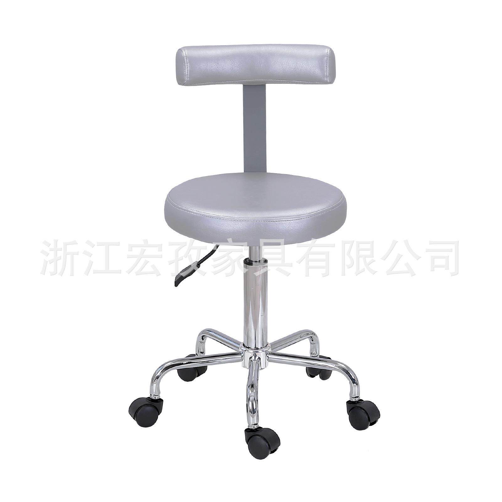 美发椅可升降360°旋转理发店带靠背大工椅多功能技师椅