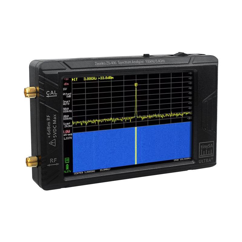 tinySA ULTRA手持频谱分析仪4寸触摸屏高频率输出信号100k-5.4GHz
