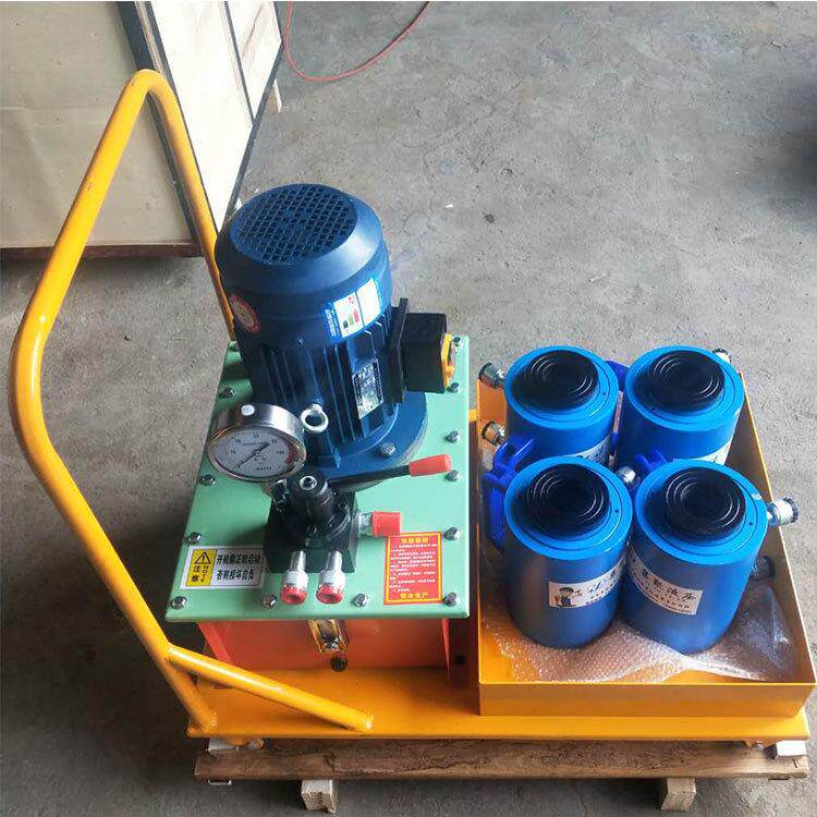 板式换热器液压板手双作用式液压扳手一拖四电动板换夹紧器