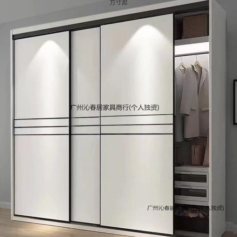 衣柜门推拉门滑移门现代简约欧式柜门卧室衣橱实木门厂供应链