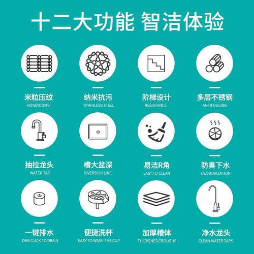 米粒压纹MWM304单不钢锈5水槽槽MM加厚厨房家用洗菜洗碗池一件包
