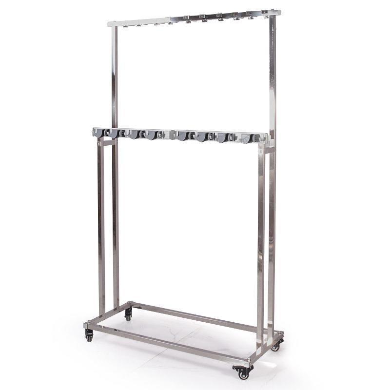 不钢落地式把架布扫拖把挂钩可锈移动清洁工墩具收纳YQ-901整理挂