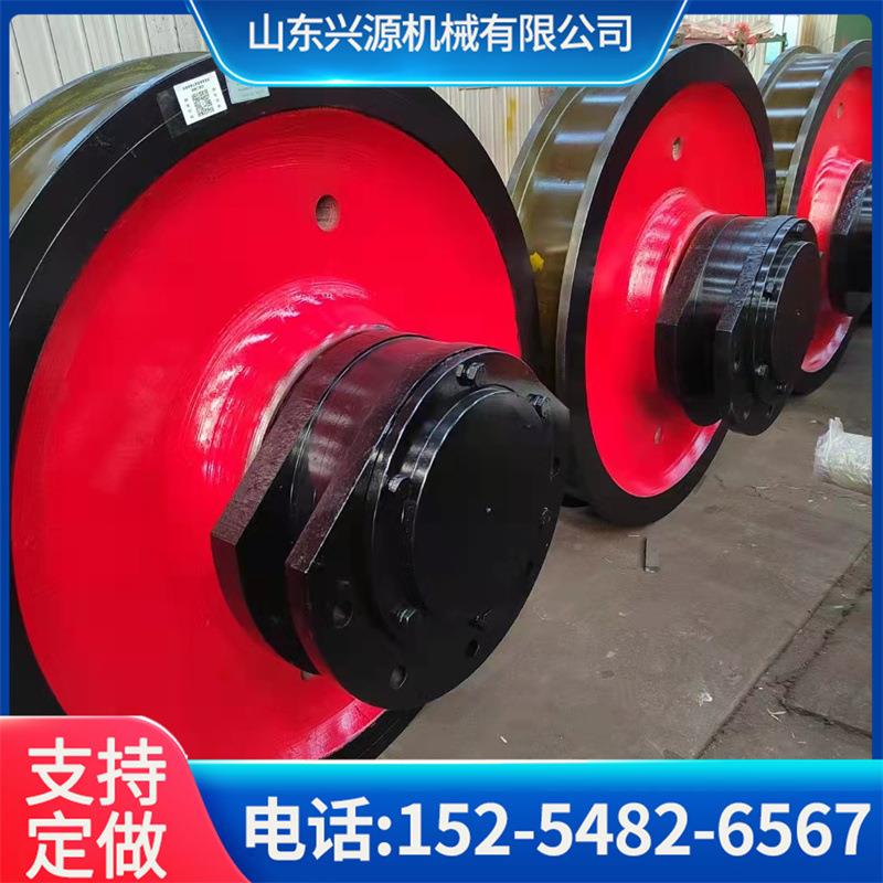 LD00起重机车轮 龙门吊驱动行走轮天车轨道驱动装置配件行车轮