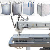 缝纫机包工业商用单双链袋专业ds80800料长臂针缝纫机厚吨集装