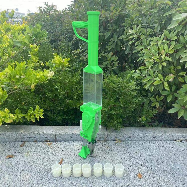 白萝卜甘油菜籽播种器播田园型小蔬菜蓝精机轻985便手提点播器播