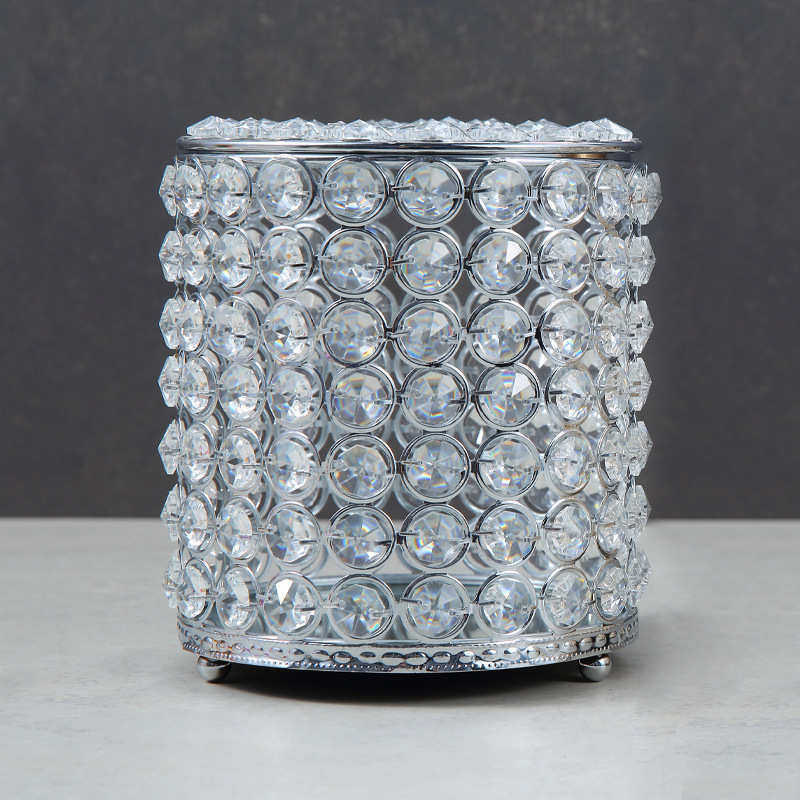 欧式水晶轻奢圆形桌面高档卷纸筒创意简约客厅茶几收纳盒餐巾纸盒,家居饰品,装饰纸巾盒,淘宝优惠券,粉丝福利购,淘宝优惠卷