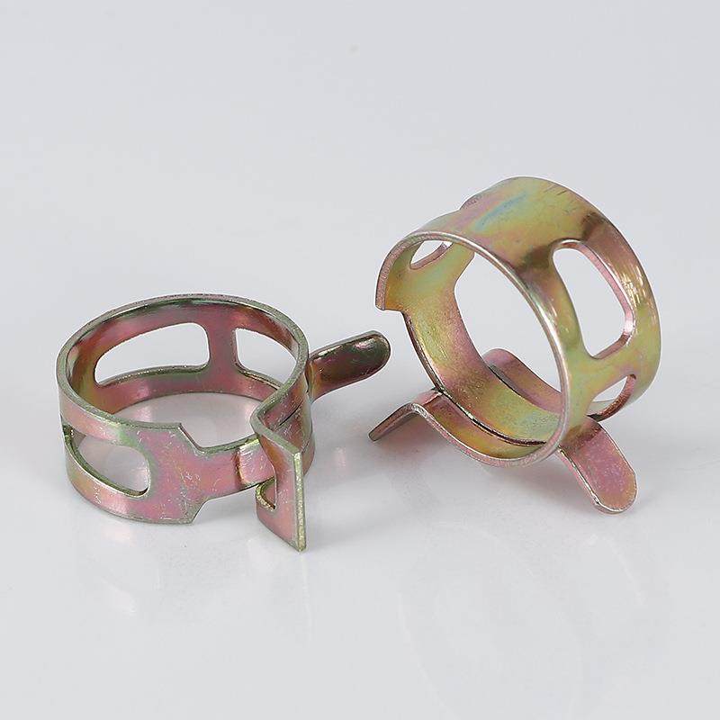 圆PEJ水箍管夹卡弹簧形钢卡扣卡箍管夹汽车子油管管夹箍软管喉箍