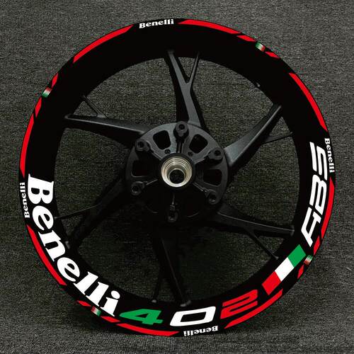 新款机车贝纳利飓风龙卷风402R 302R 752改装轮毂贴钢圈反光贴纸