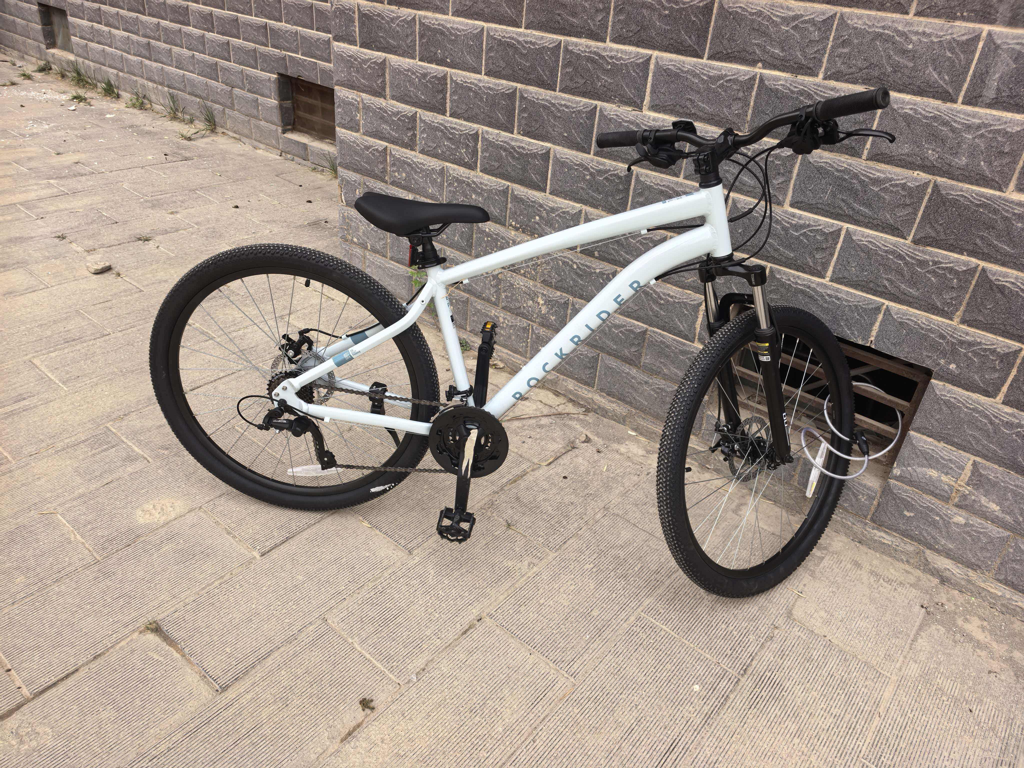 Горный велосипед Decathlon EXPL50 27.5" 21 скорость легкая алюминиевая рама вилка 80 мм дисковые тормоза photo review