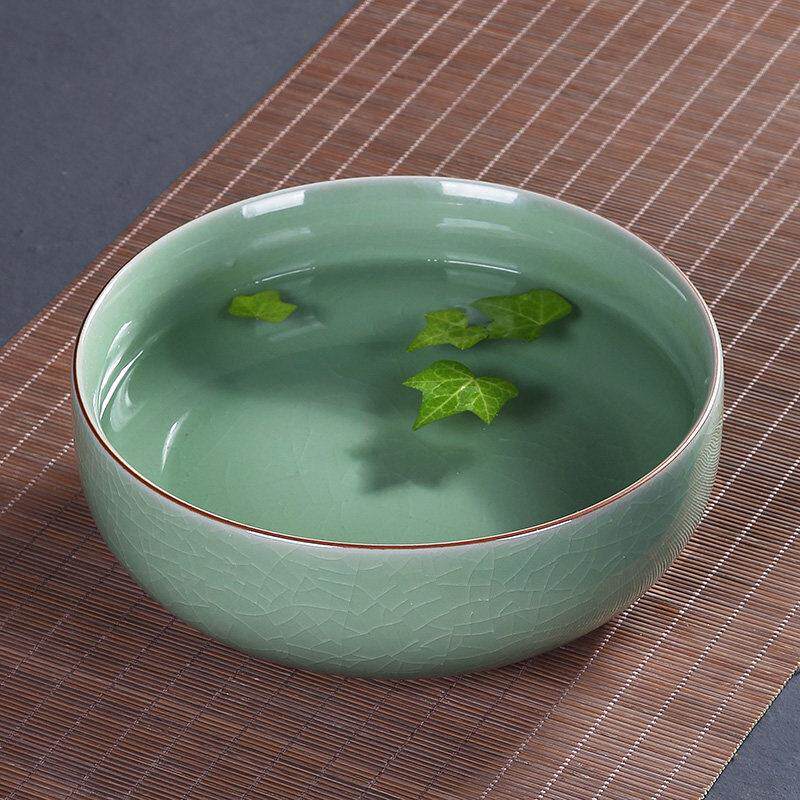 水仙花盆陶瓷大号无孔清仓铜钱草专用睡莲一叶莲水培多肉碗莲盆