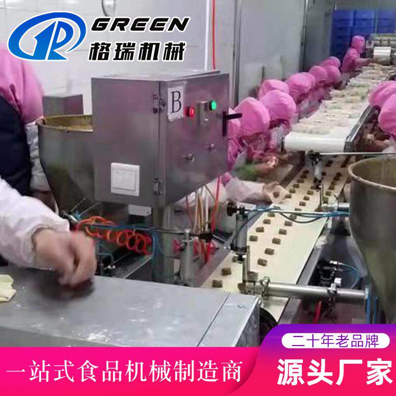 全自动春卷皮机 大型燃气春饼机连续式 自动商用小卷饼加工生产线