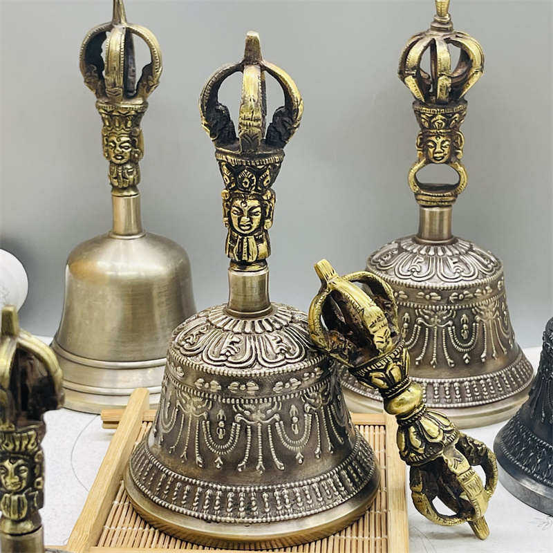 藏传金刚铃杵尼泊尔手工复古法器五股九股纯铜铃铛摇铃乐器唤醒铃,乐器/吉他/钢琴/配件,空灵鼓,淘宝优惠券,粉丝福利购,淘宝优惠卷