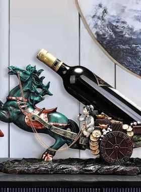 创意红酒家架摆件现代轻奢高摆档酒柜餐装饰品客厅桌展示55244036