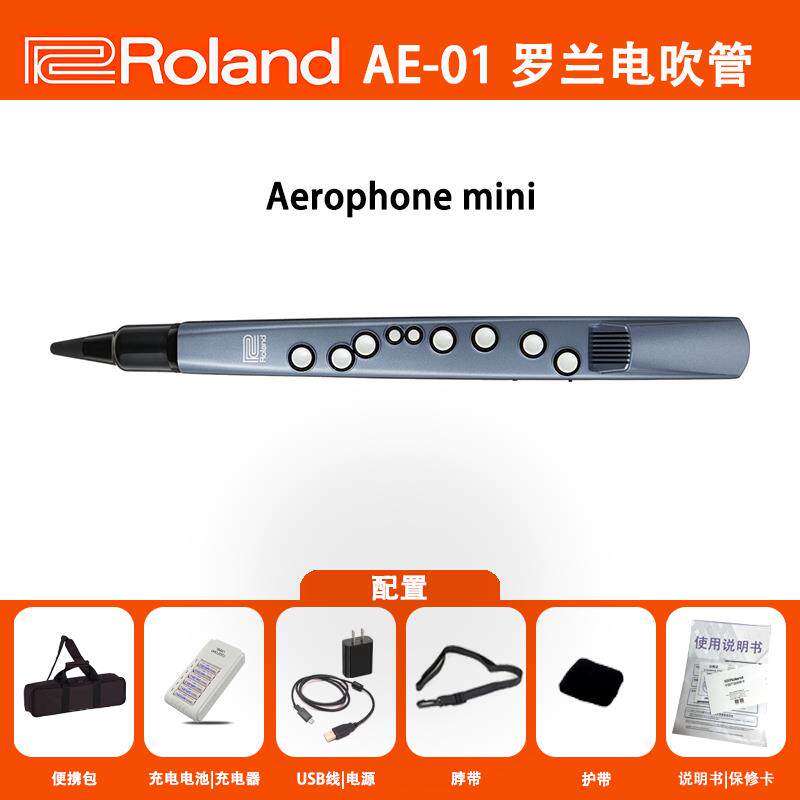 正品Roland罗兰电吹5管萨电子克斯AE-01CA E-0C老年人初学管乐民