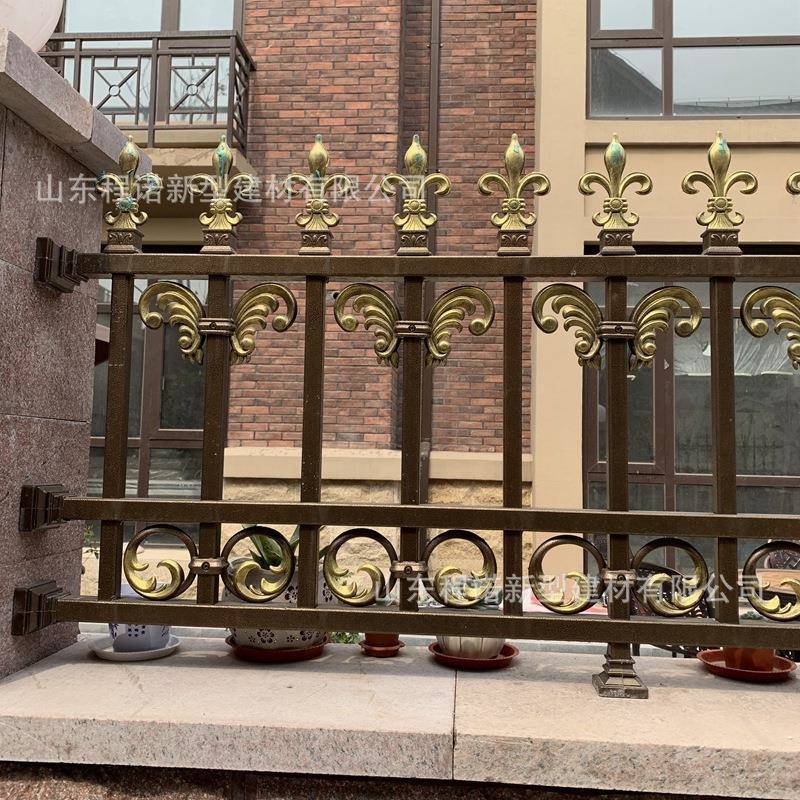 可定制围栏酒店楼梯奢华楼梯欧式护栏欧式铝合金护栏铝艺楼梯护栏