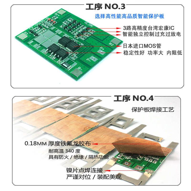 格耐爾12V鋰電池組10300mah 監(jiān)控LED燈帶35W55W75W100W氙氣燈專用