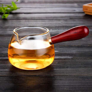 加厚分玻璃侧公道茶透明把吹玻璃茶器玻璃耐热批发厂家杯海大制木