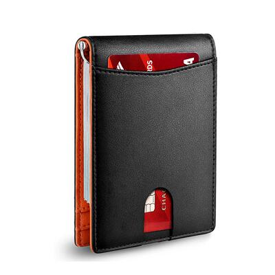 Leather Card Holder with RFID Protection 真皮多功能卡包