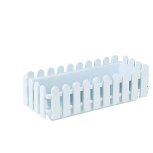 栅栏式花盆长条长方形花槽塑料菜园大号种菜盆树脂阳台专用居家