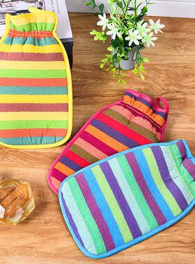 Bath Exfoliating Cloth with Coarse Texture, Double-Sided Str