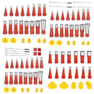 22Pcs Caulking Tips Caulking Nozzles 16 Piece Rubber Nozzle