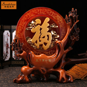 班德拉斯 创意福摆件时尚家居装饰工艺品客厅装饰乔迁礼品摆件