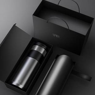 水杯 纯品牌钛杯子杯cathand钛高端双层泡茶保温杯茶杯钛全男士