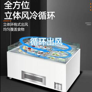 移门式三明治柜商用寿司冷藏展示柜蛋糕甜品保鲜柜敞开式岛柜