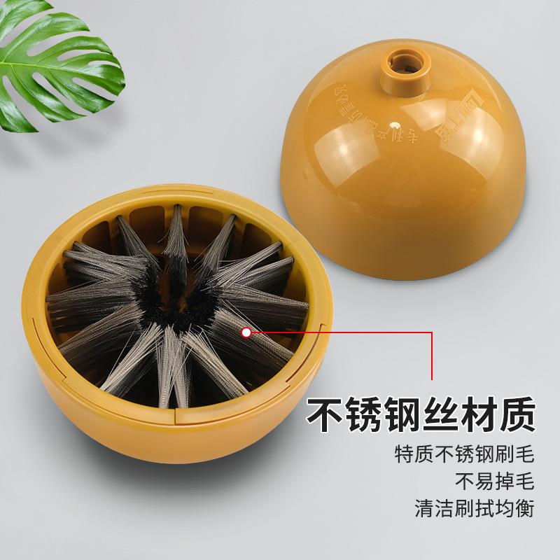 球手持电文玩打钢丝刷圆形金属除锈磨文动671玩核桃清理抛光包浆