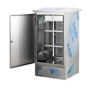 柜交换网络户外箱弱电机设备交换机综合机柜不锈钢 一体落地防雨