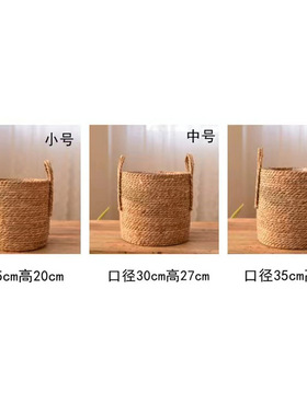 天堂鸟北欧草编编织编织花篮花瓶