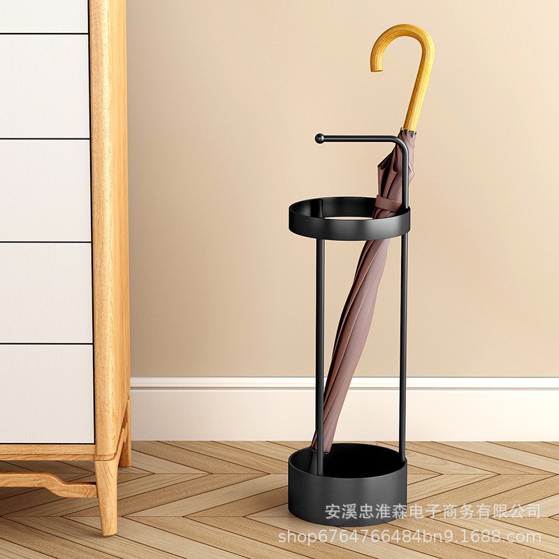 北欧雨伞架门口雨伞收纳桶酒店大堂办公室雨伞桶家用轻奢放雨伞架