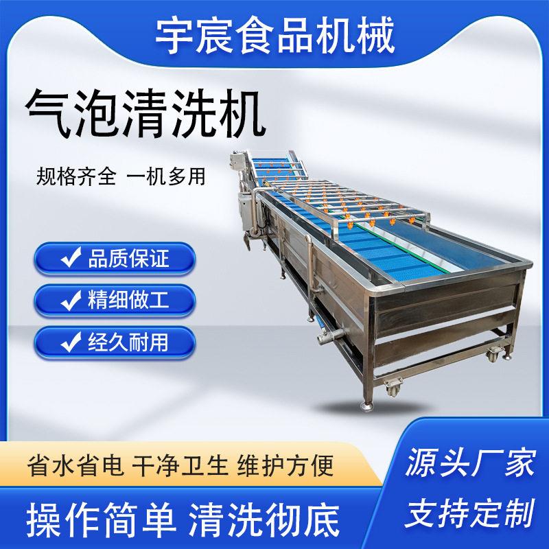 气泡清洗机商用苹果干成套清洗加工设备柑橘柚子紫甘蓝酱腌菜清洗