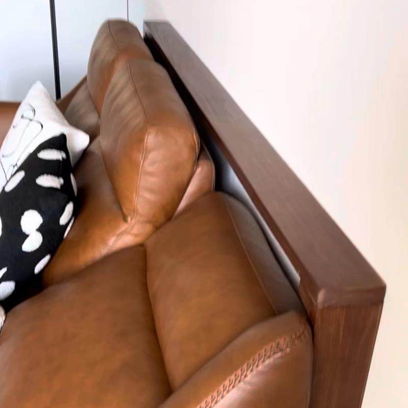 订 制客厅电动沙发后置物架实木窄长条桌子缝隙收纳靠墙功能位沙