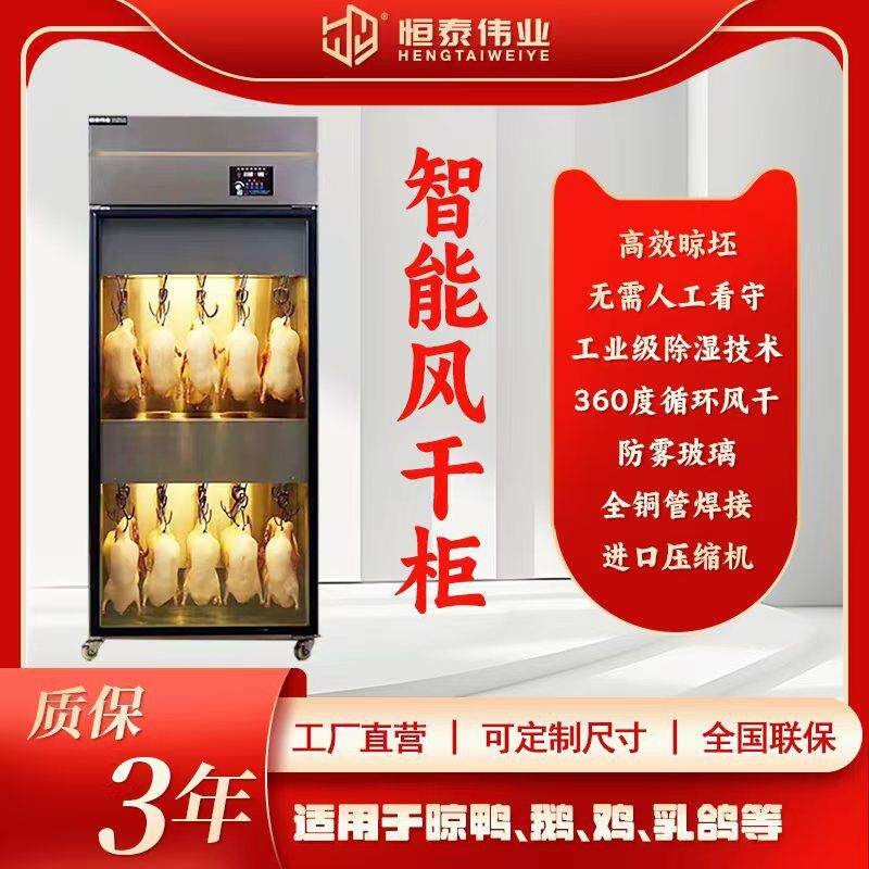 晾鸭柜商用智能烤鸭烧鹅乳鸽烧腊解冻风干柜鸭坯解冻柜展示柜