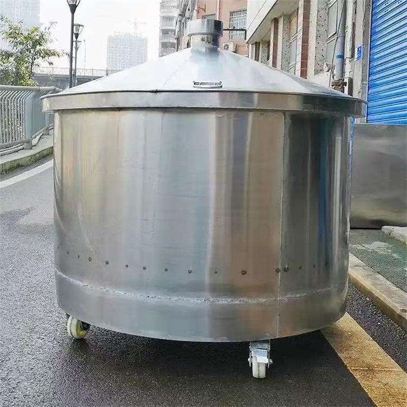 出售酒厂用煮酒锅不锈钢纯粮烤酒设备双层分体式固液两用蒸酒锅