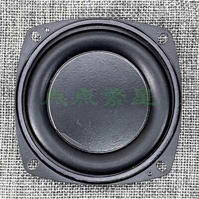3寸振膜带架被动喇叭宽橡皮边低音增强器钢板配重 盆划痕黑色78mm