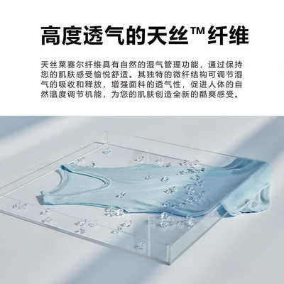 冰布感透气130针织丝莱精尔兰平纹布汗弹力面料克tencel凉丝赛 天