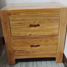 老榆木床头柜纯实木榫卯储物柜收纳斗柜角几边几抽屉矮柜花架底座