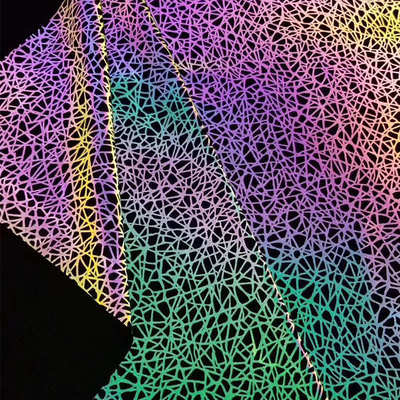 涤纶反光布 厂家直销产地货源 布料服装炫彩面料复合反光布